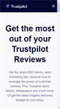 Mobile Screenshot of blog.trustpilot.com